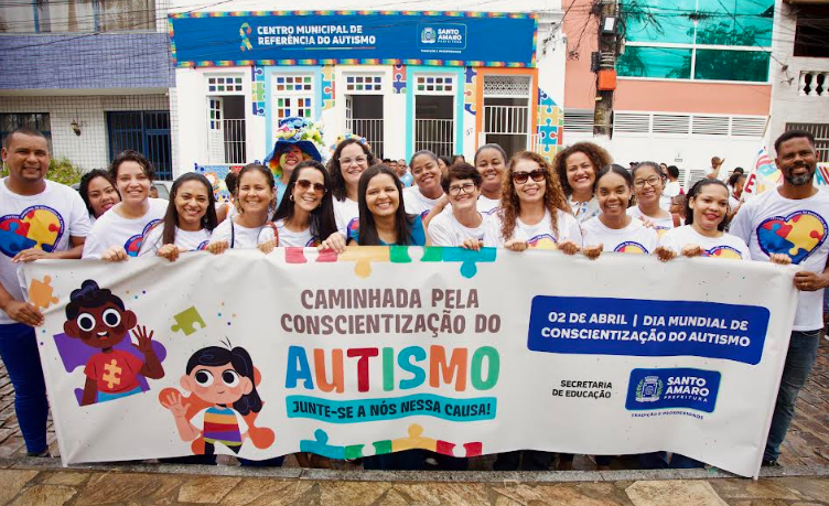 caminhada pela conscientização sobre o autismo