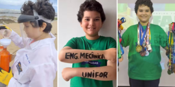 Aos 10 anos, menino de Camaçari é aprovado em 3º lugar em Engenharia Mecânica na Unifor