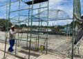 Prefeitura avança na recuperação de quadra esportiva em Pitanga de Palmares