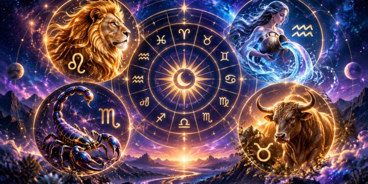 Quatro signos terão grandes mudanças positivas até o fim de 2026